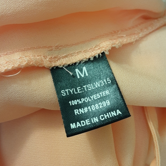 Orange top Polyester - Picture 5 of 5